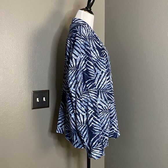 Old Navy Light Weight Open Front Linen Palms Jacket Blazer - Picture 5 of 10